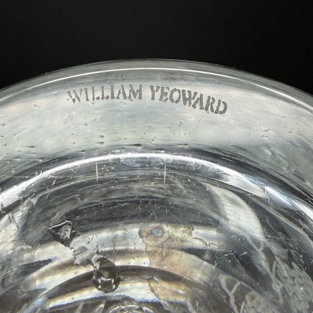 William Yeoward Crystal Decanter Cordelia Pattern ~ Grape vine etching